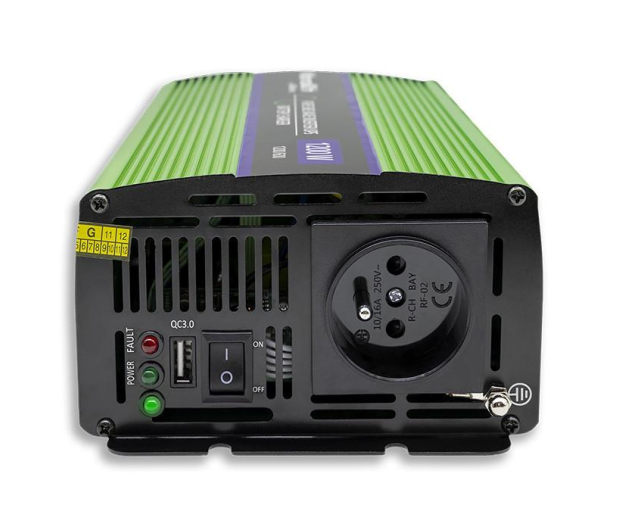 Qoltec Przetwornica UPS 600W/1200W 12V na 230V - 1144910 - zdjęcie 2